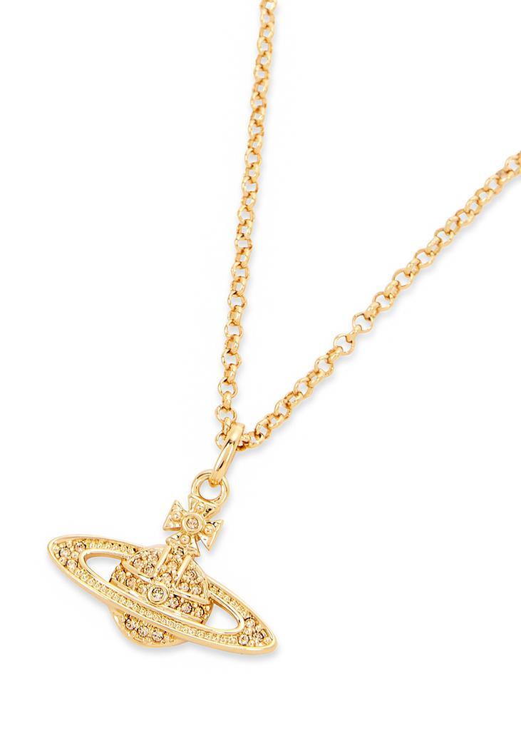 商品Vivienne Westwood|Mini Bas Relief gold-tone orb necklace,价格¥891,第6张图片详细描述