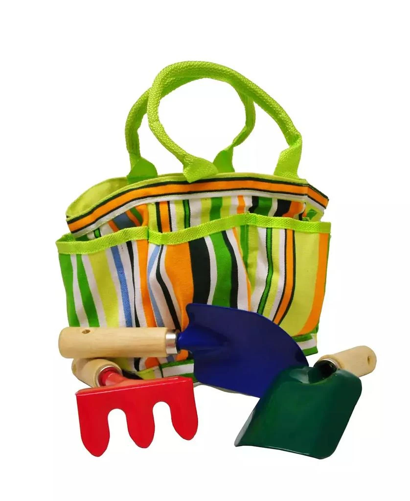 商品JustForKids|Kids Garden Tools Set with Tote,价格¥90,第1张图片