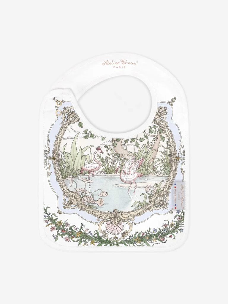 商品Atelier Choux|Atelier Choux Baby Satin Tapestry Bib in White,价格¥316,第2张图片详细描述