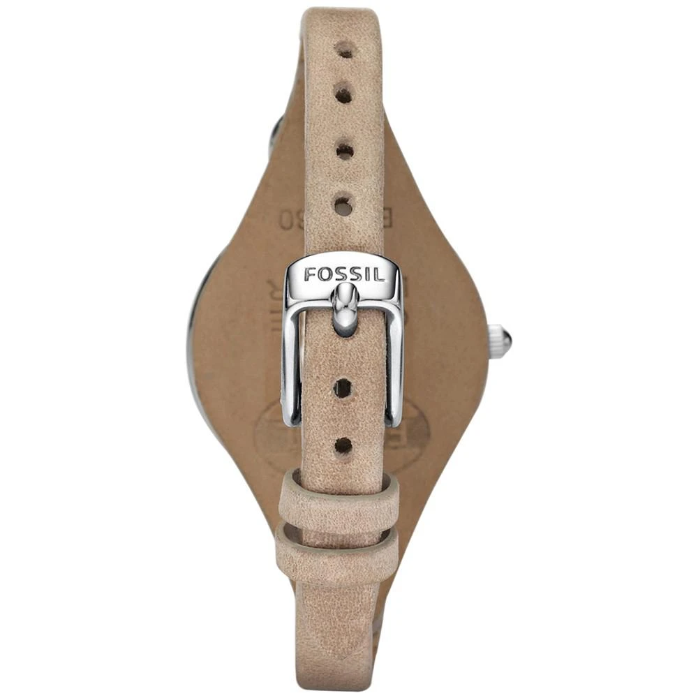 商品Fossil|Women's Georgia Sand Leather Strap Watch 32mm ES2830,价格¥733,第2张图片详细描述