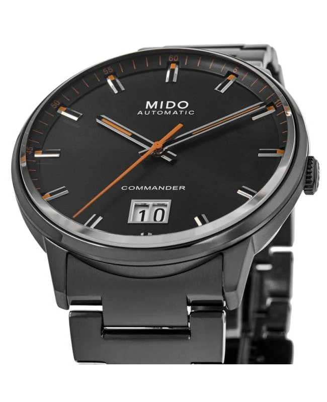 商品MIDO|Mido Commander Big Date Black Dial Grey Steel Men's Watch M021.626.33.051.00,价格¥6379,第2张图片详细描述