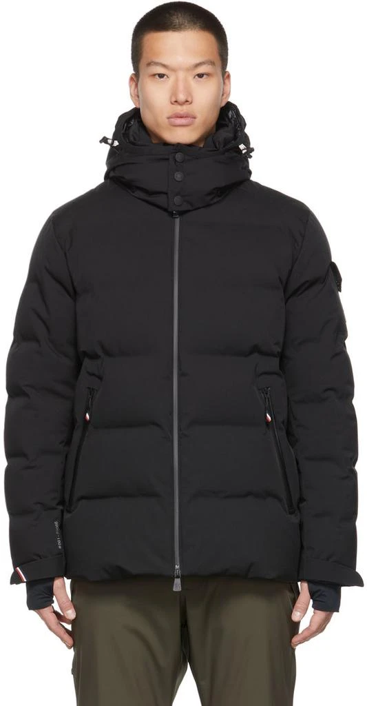 商品Moncler|Black Montgetech Down Jacket,价格¥22695,第1张图片