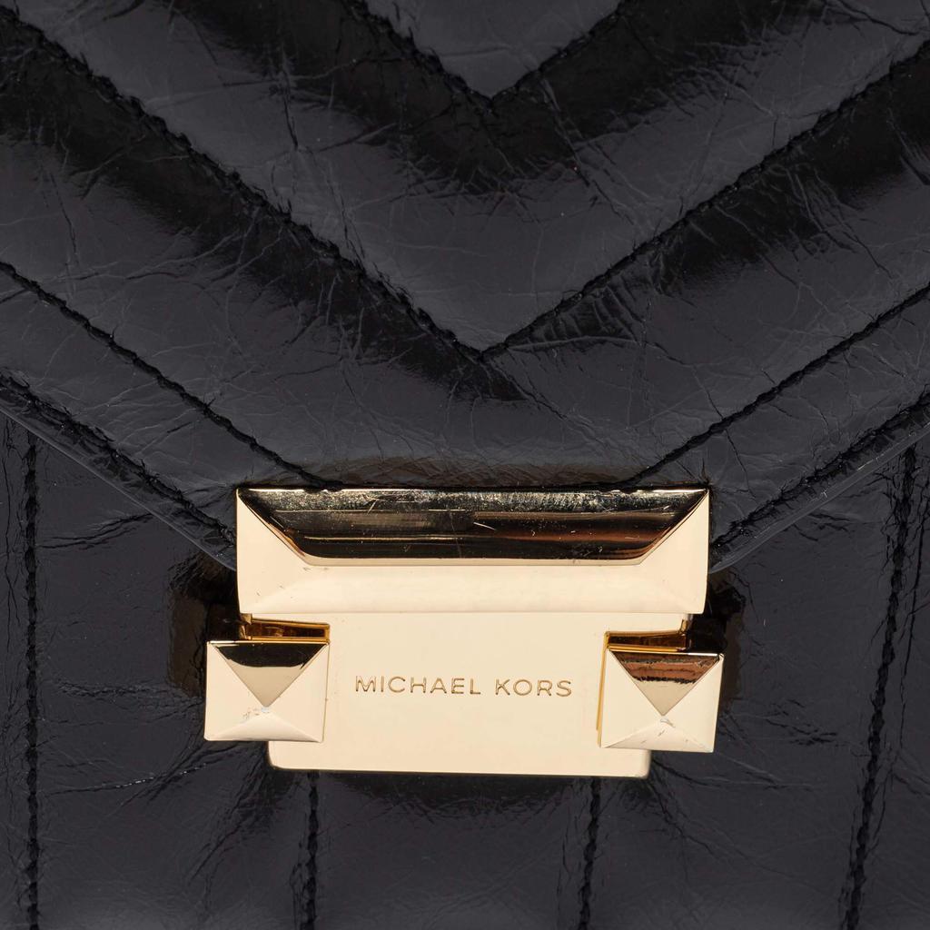 商品[二手商品] Michael Kors|Michael Kors Black Quilted Leather Whitney Shoulder Bag,价格¥2860,第6张图片详细描述