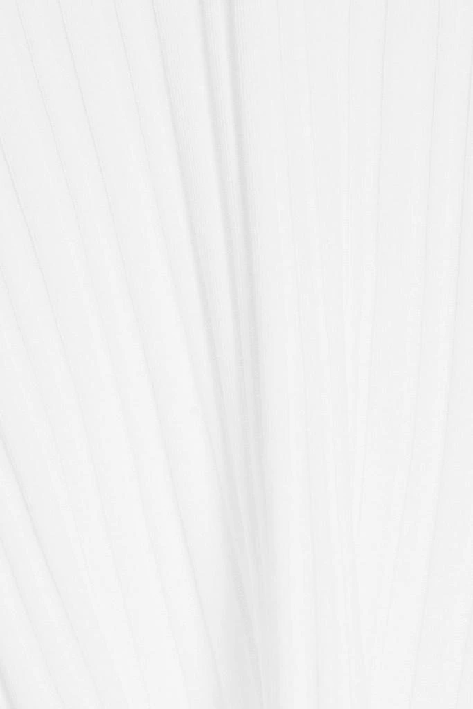 商品Helmut Lang|Cropped ribbed cotton-jersey top,价格¥332,第4张图片详细描述