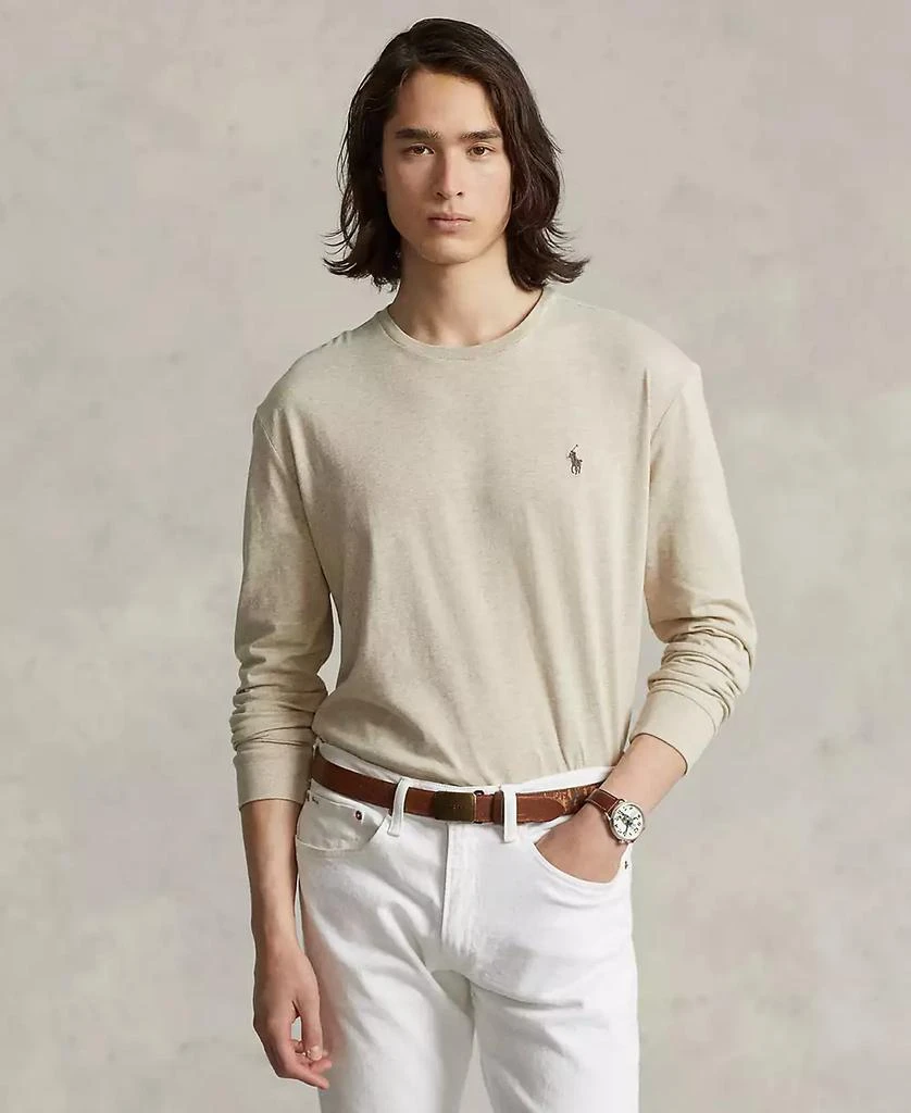 商品Ralph Lauren|男款经典版型平纹针织长袖 ,价格¥198,第1张图片