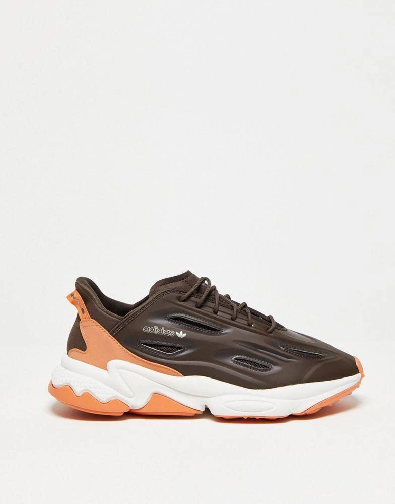 商品Adidas|adidas Originals Ozweego Celox trainers in brown and orange,价格¥927,第1张图片