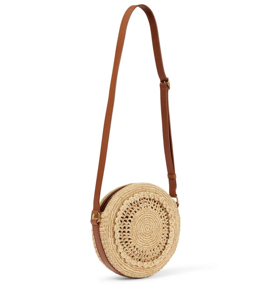 商品Yves Saint Laurent|Small raffia crossbody bag,价格¥11891,第4张图片详细描述