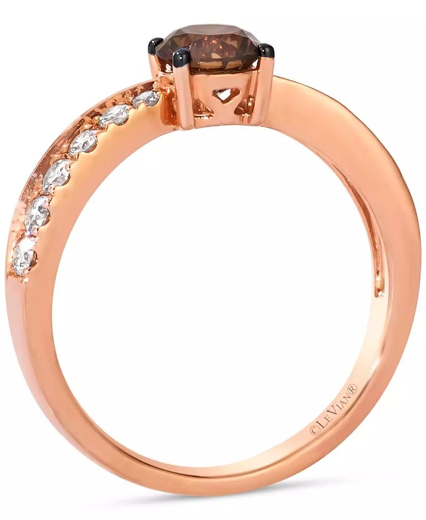 商品Le Vian|Chocolate Diamond & Nude Diamond Ring (7/8 ct. t.w.) in 14k Rose Gold,价格¥13454,第2张图片详细描述