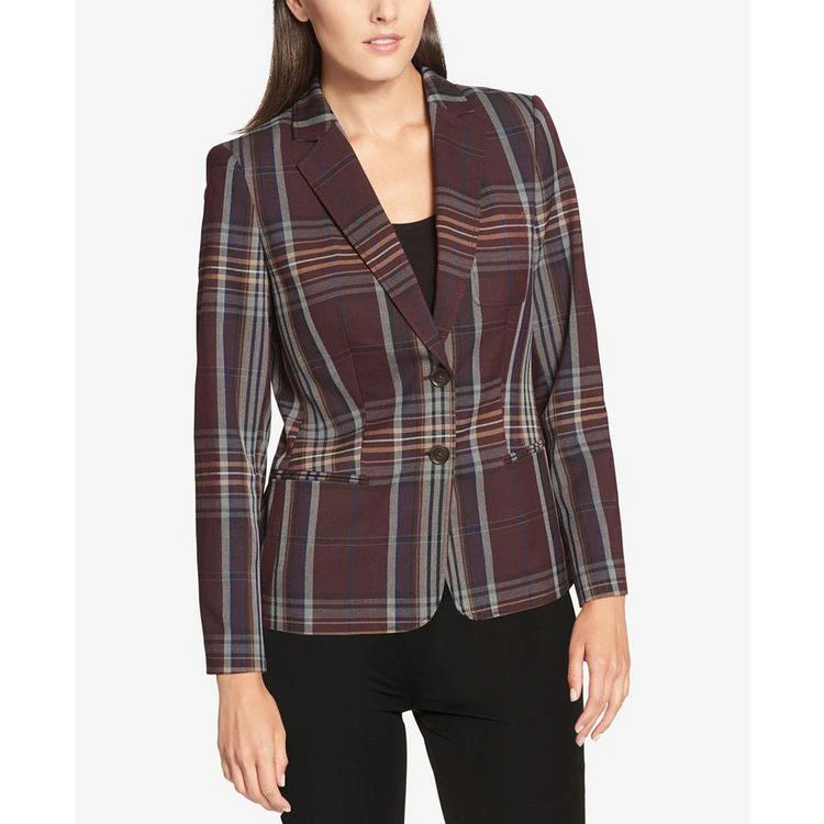 商品Tommy Hilfiger|Two-Button Plaid Blazer,价格¥621,第1张图片
