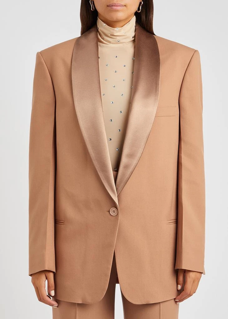 商品Stella McCartney|Caramel wool twill blazer,价格¥3841,第2张图片详细描述