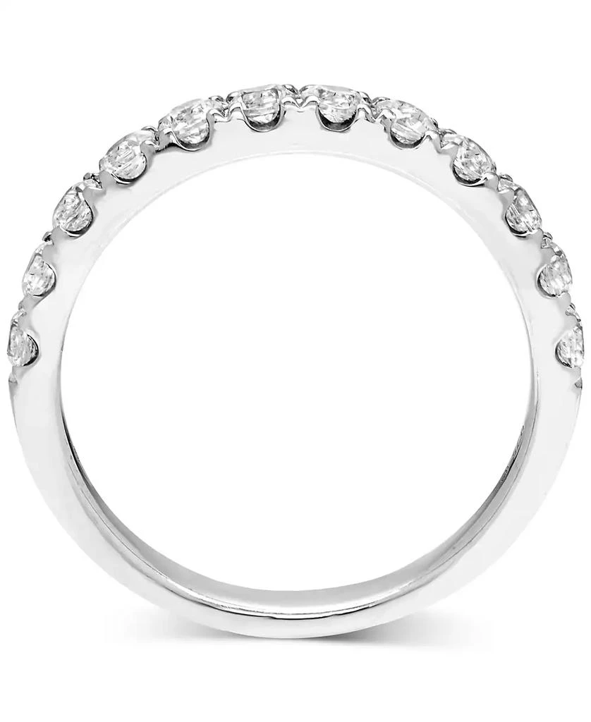 商品Macy's|Diamond Princess Quad Cluster Halo Bridal Set (3-1/4 ct. t.w.) in 14k White Gold,价格¥28806,第5张图片详细描述