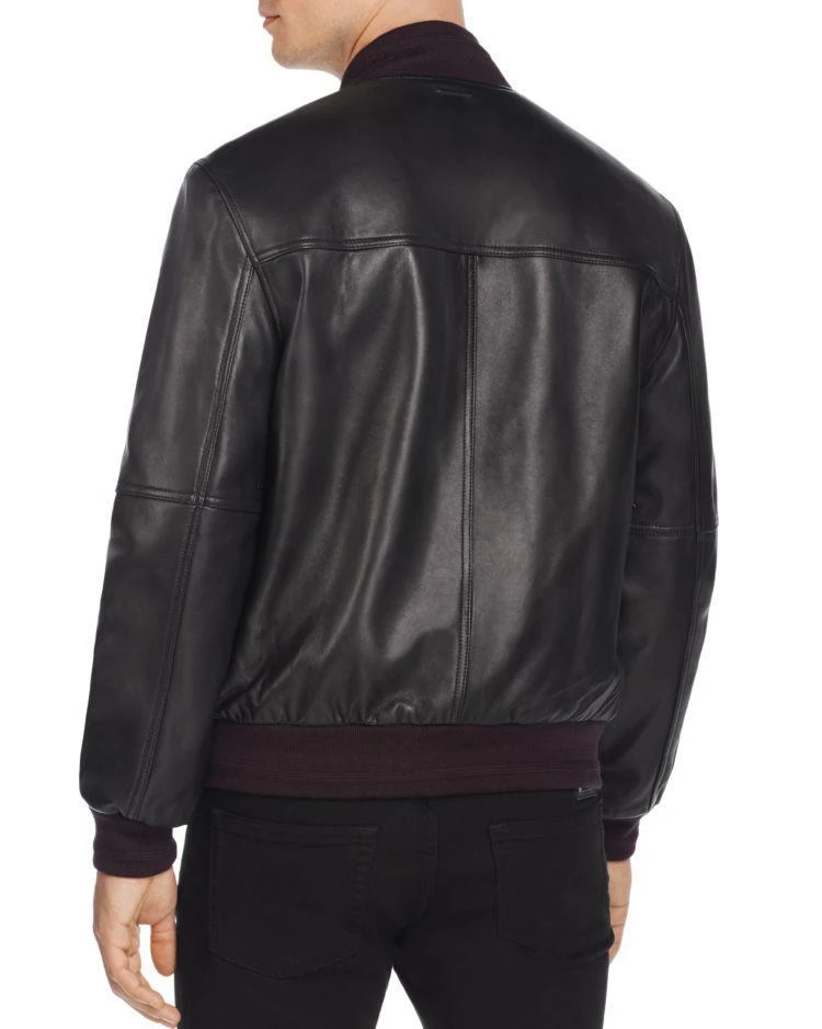 商品Marc New York by Andrew Marc|Summit Leather Bomber Jacket,价格¥3690,第2张图片详细描述