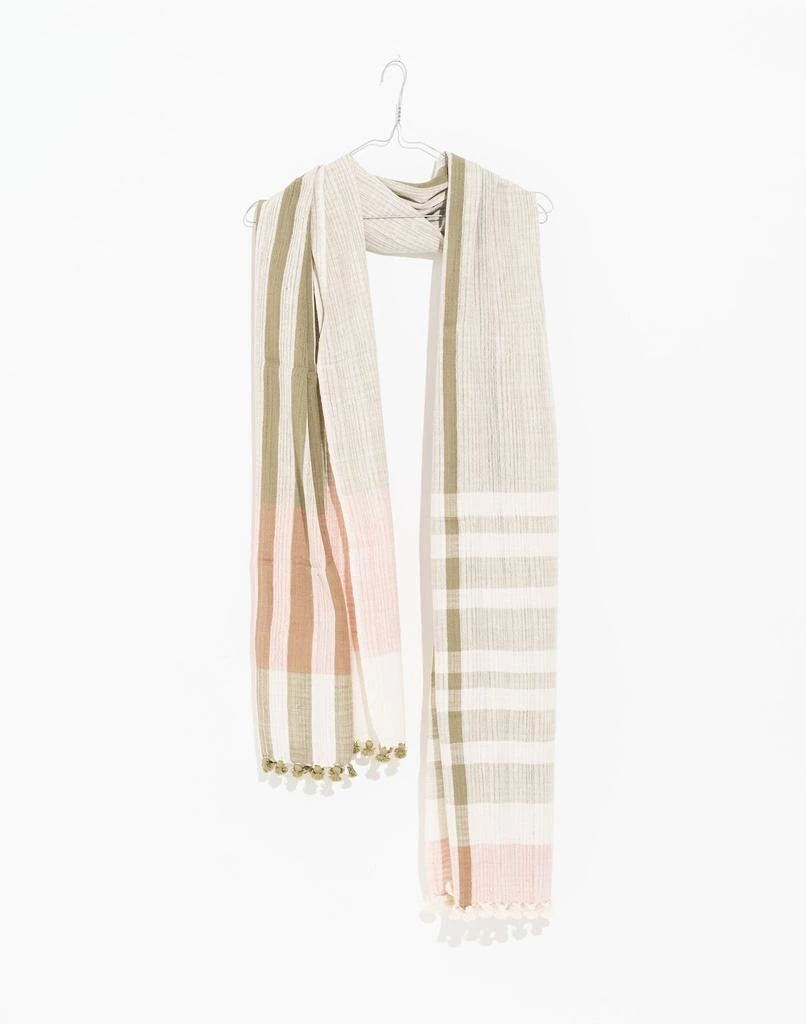 商品Madewell|World of Crow Handspun Stole with Tassels,价格¥1194,第1张图片