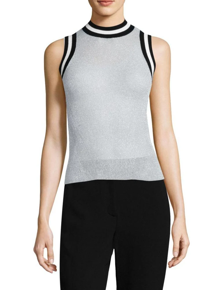 商品Rag & Bone|Priya Semi-Sheer Lurex Tank Top,价格¥664,第1张图片