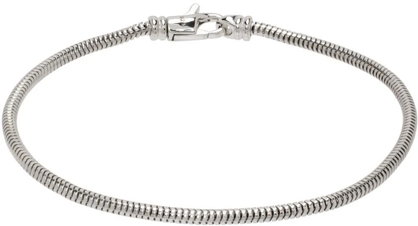 商品Tom Wood|Silver Snake Slim Bracelet,价格¥1374,第1张图片