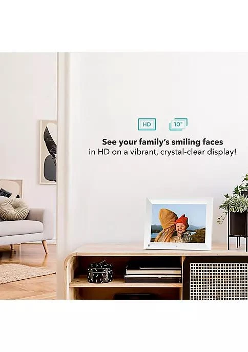 商品Lifeprint|10 Inch Smart Wi Fi Digital Picture Frame Brilliant Hd Photo Display With Free Cloud Storage Share Pictures From Smartphone Invite Friends Via App   Black,价格¥1113,第3张图片详细描述