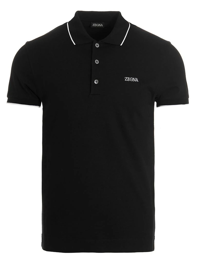 商品Zegna|Embroidered Logo Polo Shirt,价格¥3204,第1张图片