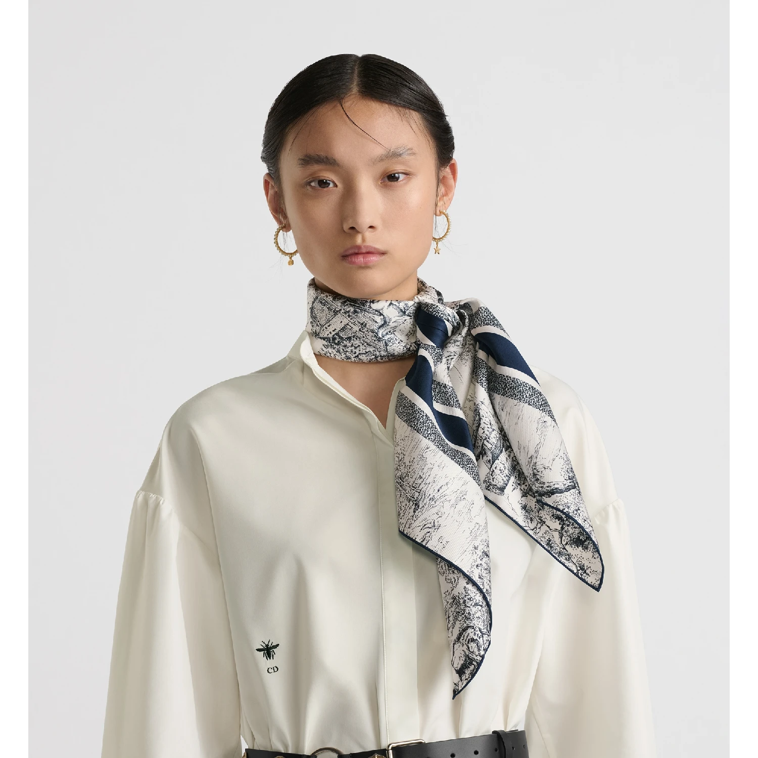 商品Dior|【预售】 迪奥 24秋冬 女士 丝巾 Dior 印花方巾 51SCO090I602_C540,价格¥5165,第1张图片