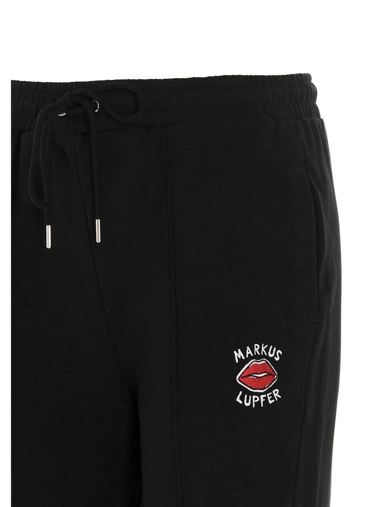 商品MARKUS LUPFER|'Aliza embroidered lip’ joggers,价格¥587,第3张图片详细描述
