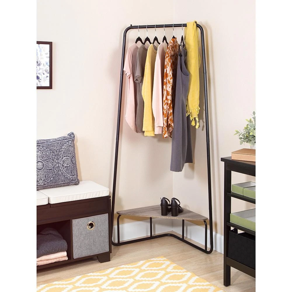 Corer Garment Rack with Wood Shelf 商品