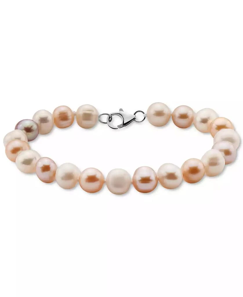 商品Effy|EFFY® 3-Pc. Set Multicolor Cultured Freshwater Pearl (8mm) Necklace, Bracelet & Stud Earrings,价格¥2058,第5张图片详细描述