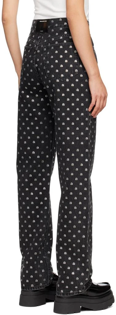 商品Alexander Wang|Black Crystal Pattern Jeans,价格¥4551,第3张图片详细描述