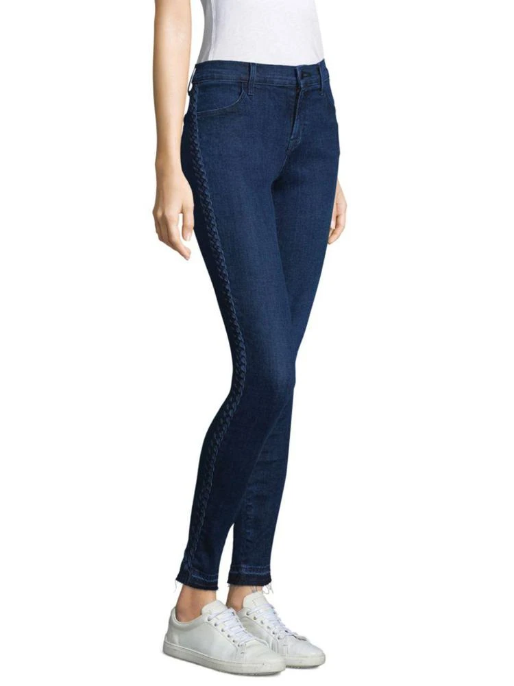 商品J Brand|Braided Trim Skinny Jeans,价格¥2064,第3张图片详细描述