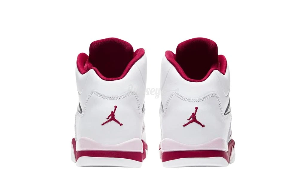 商品Jordan|Air Jordan 5 Retro "White Pink Red" Pre-School,价格¥979,第3张图片详细描述