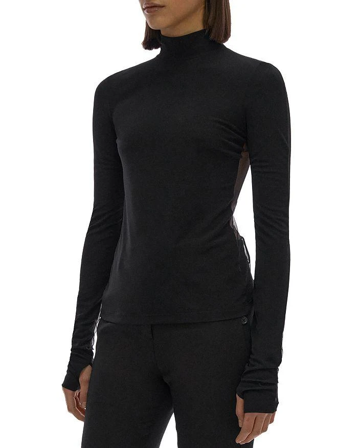 商品Helmut Lang|Sheer Back Turtleneck Top,价格¥1073,第4张图片详细描述