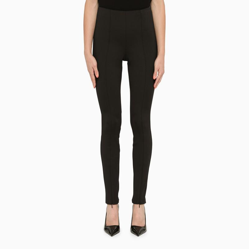 商品Calvin Klein|Black leggings with zip,价格¥1055,第1张图片