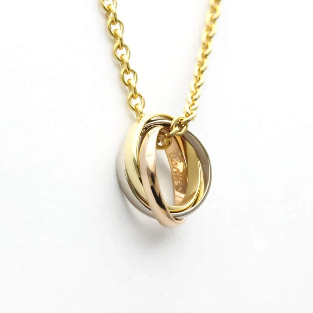 商品[二手商品] Cartier|Cartier Trinity De Cartier 18K Yellow Rose and White Gold Necklace,价格¥8592,第5张图片详细描述