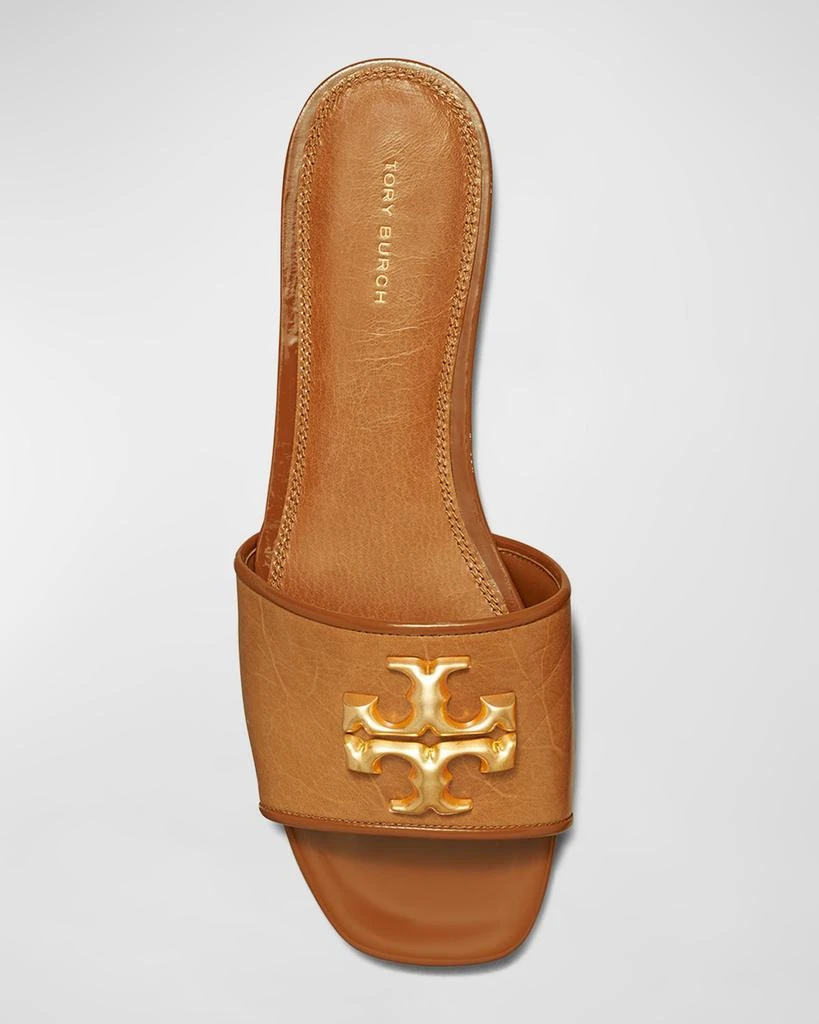 商品Tory Burch|Eleanor Calfskin Medallion Flat Sandals,价格¥2335,第4张图片详细描述