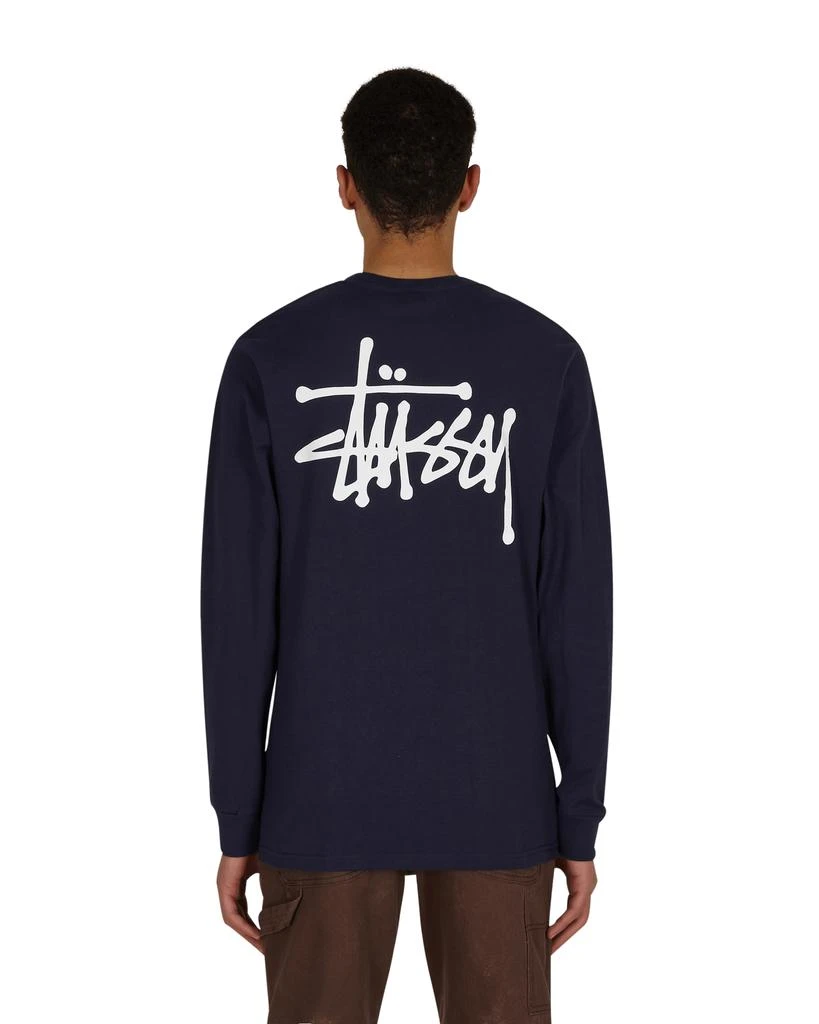 商品STUSSY|Basic Stussy Longsleeve T-Shirt Blue,价格¥473,第3张图片详细描述