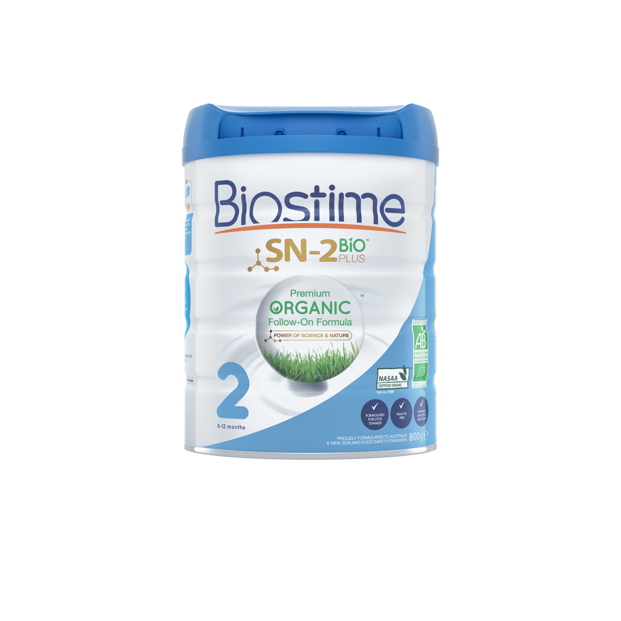 澳版Biostime合生元 婴幼儿奶粉 2段 800g/罐（澳洲直邮发货）商品第1张图片规格展示