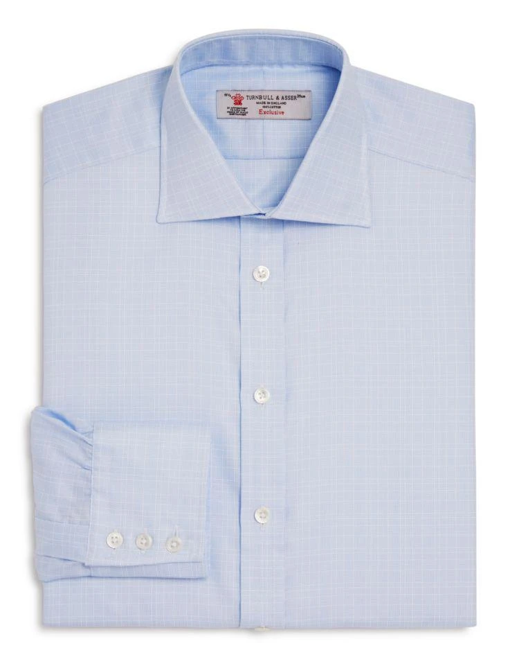 商品Turnbull & Asser|Textured Grid Regular Fit Dress Shirt,价格¥1211,第1张图片