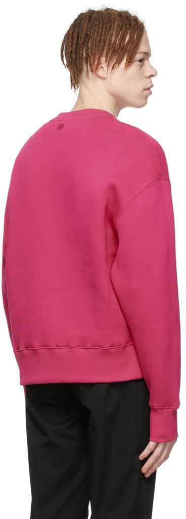 商品AMI|Pink Organic Cotton Sweatshirt,价格¥2313,第5张图片详细描述