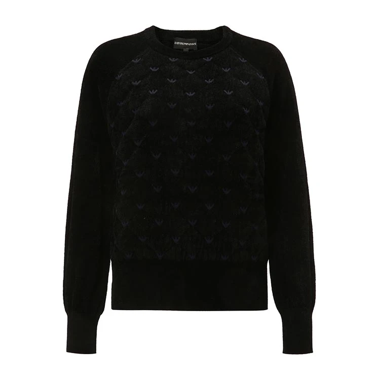 商品[国内直发] Emporio Armani|EMPORIO ARMANI 黑色女士针织衫/毛衣 6H2MTR-2M32Z-0999,价格¥2358,第1张图片
