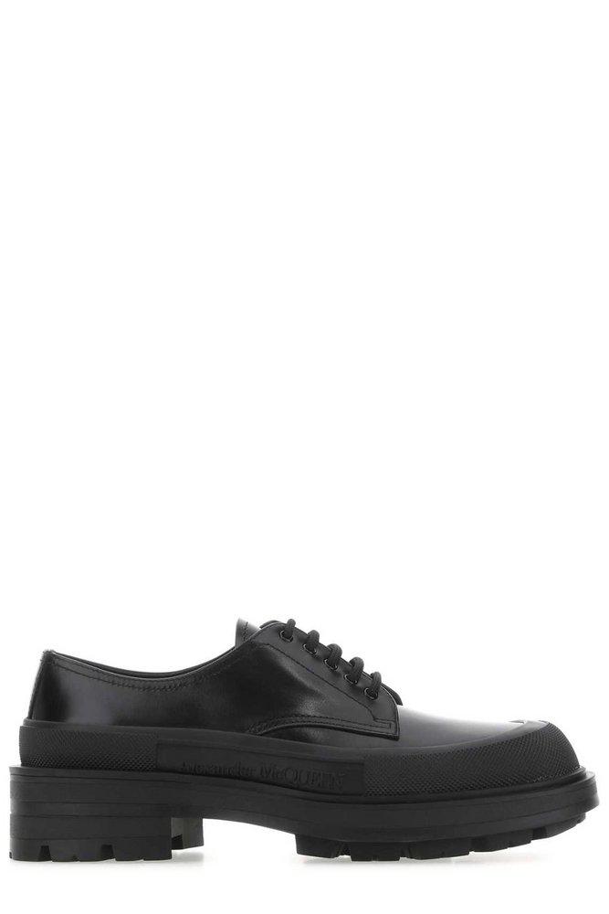 Alexander McQueen Logo Detailed Lace-Up Derby Shoes商品第1张图片规格展示