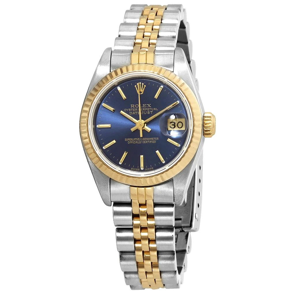 商品[二手商品] Rolex|Pre-owned Rolex Datejust Blue Dial Jubilee Bracelet Ladies Watch 69173BLSJ,价格¥31536,第1张图片