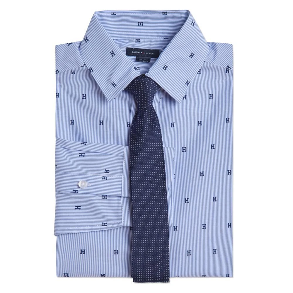 商品Tommy Hilfiger|2-Pc. All-Over Dot Print Shirt & Tie Set, Big Boys,价格¥234,第2张图片详细描述