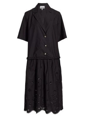 Broderie Anglaise Midi Shirtdress 商品