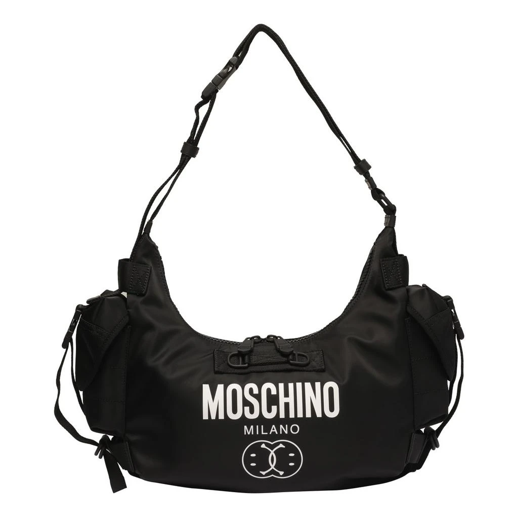 商品Moschino|Moschino Logo-Printed Hobo Crossbody Bag,价格¥3194,第1张图片