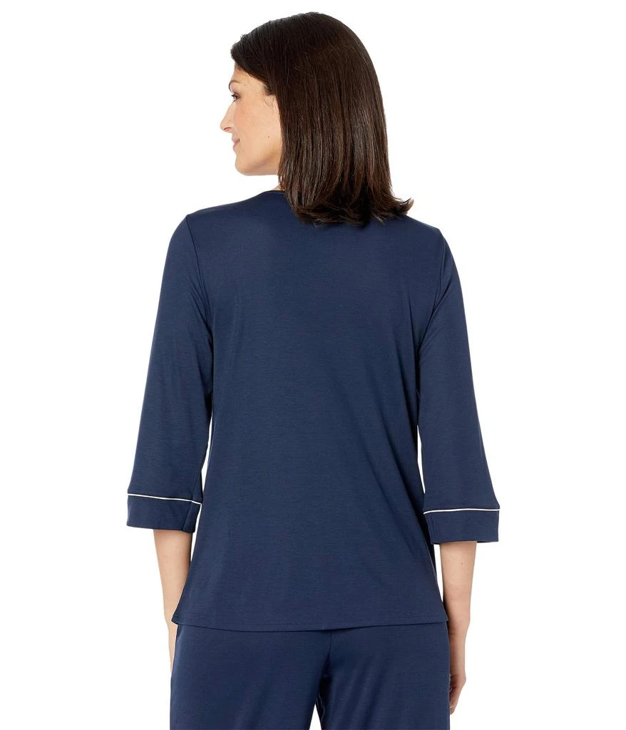 商品Hanro|Natural Comfort 3/4 Sleeve Pajama,价格¥1923,第4张图片详细描述