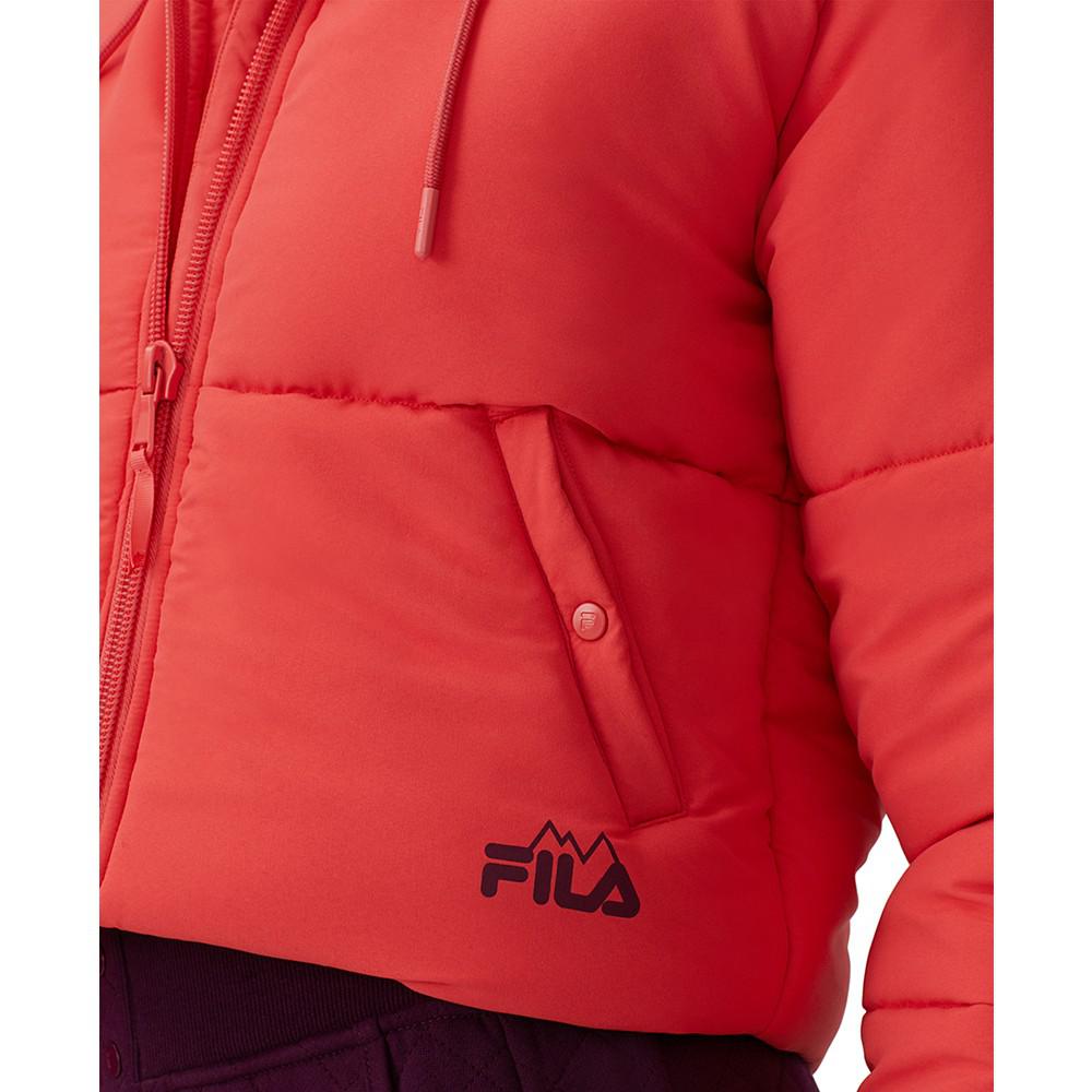 Women's Logo Puffer Coat商品第3张图片规格展示