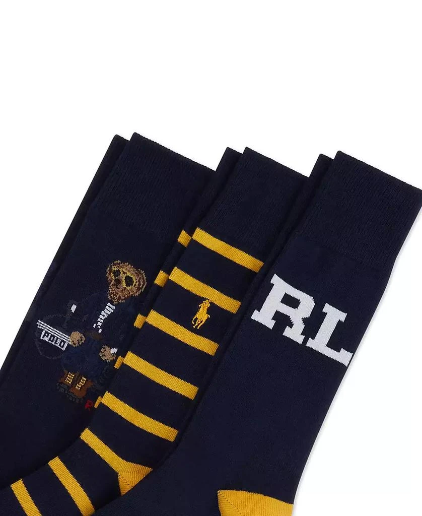 Men's 3-Pk. Denim Bear Slack Socks Gift Set 商品