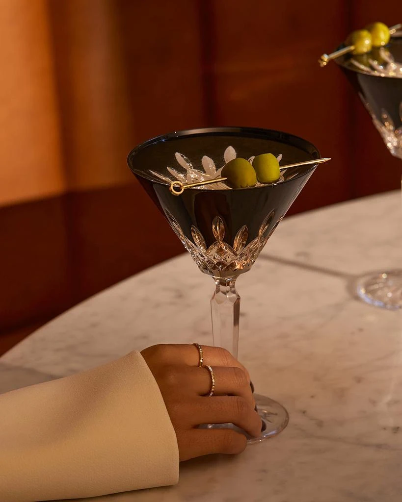 商品Waterford Crystal|Set of 2 Lismore Black Martini Glasses,价格¥2580,第3张图片详细描述