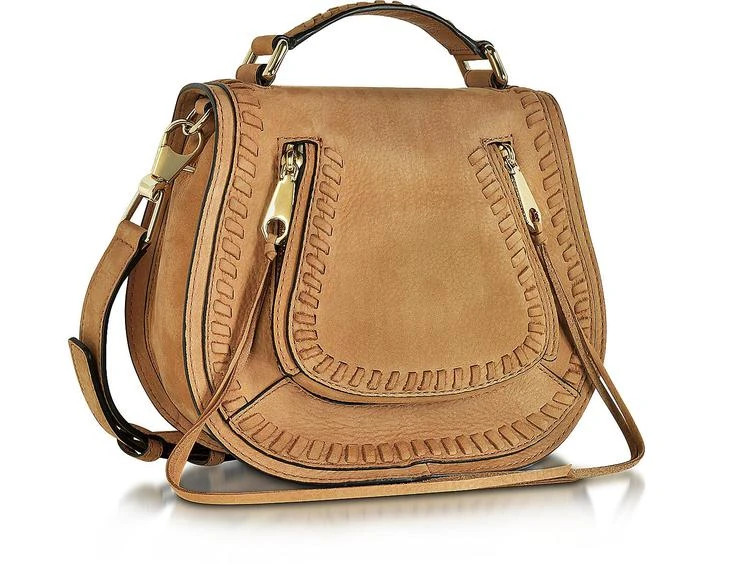 商品Rebecca Minkoff|杏色皮革小号马鞍包,价格¥1087,第2张图片详细描述