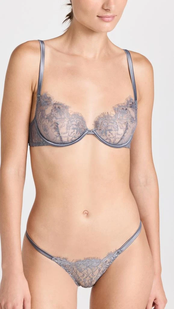 商品Coco de Mer|海椰子色 Muse by Coco De Mer Isabella 低 V 文胸,价格¥389,第5张图片详细描述