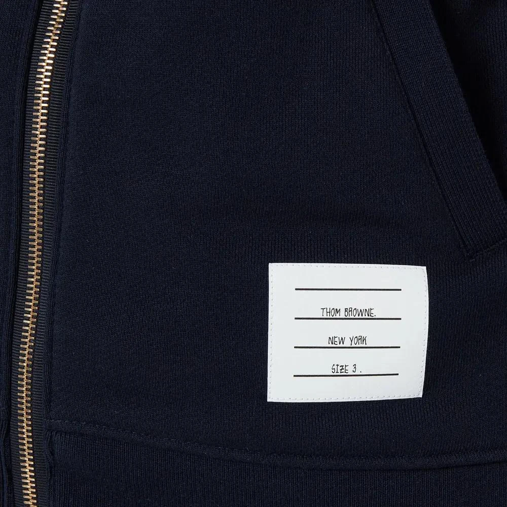 商品Thom Browne|Thom Browne Men's 4-Bar Full Zip Hoodie,价格¥7721,第4张图片详细描述