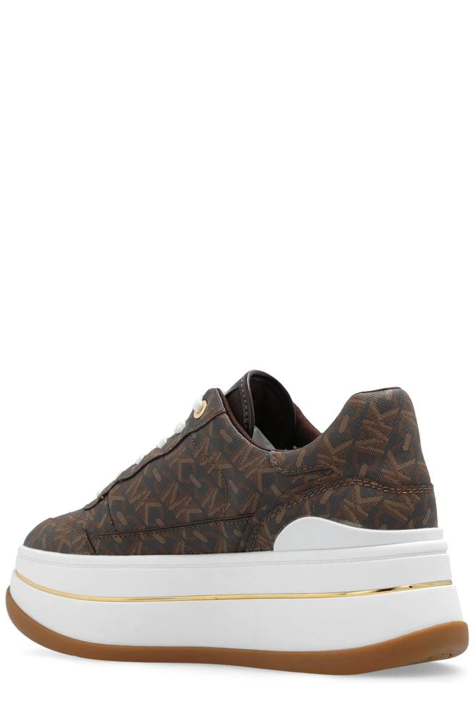 商品Michael Kors|Michael Michael Kors Hayes Allover Logo Platform Sneakers,价格¥1651,第3张图片详细描述